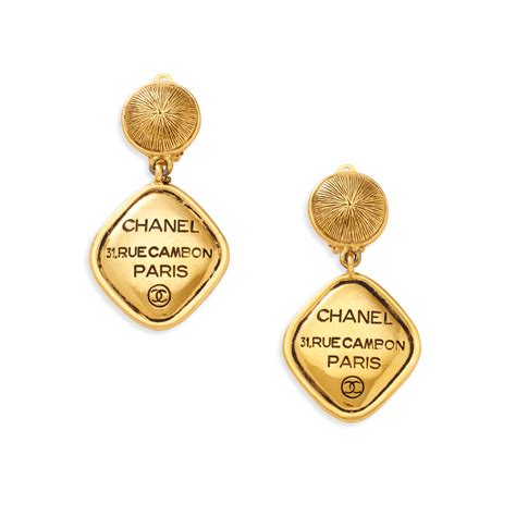 chanel 31 rue cambon earrings